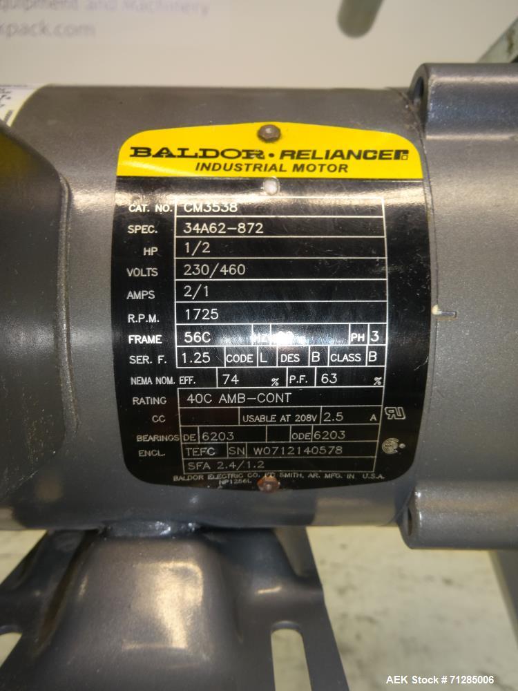 Used LSI (Labeling Systems Inc) Model 1500 Wraparound Pressure Sensitive Labele