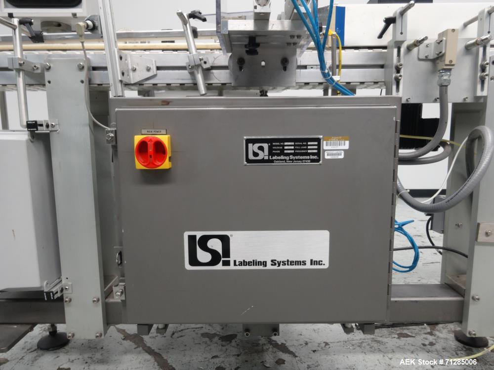 Used LSI (Labeling Systems Inc) Model 1500 Wraparound Pressure Sensitive Labele