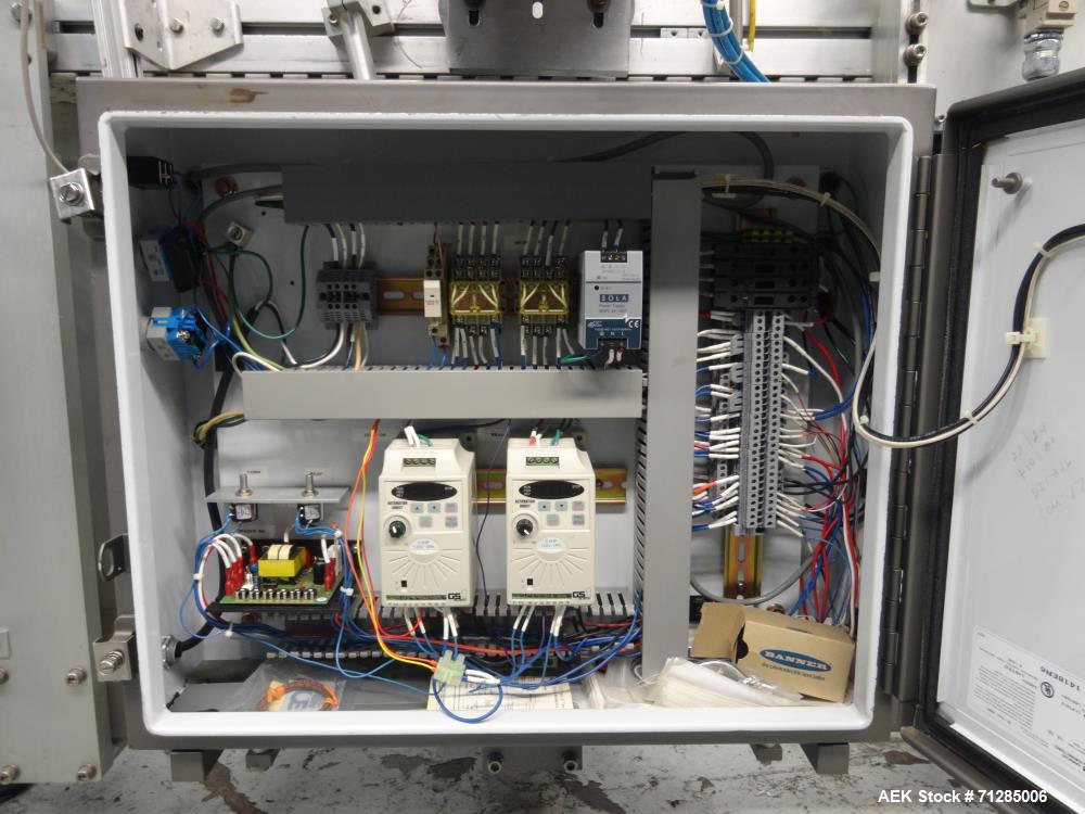 Used LSI (Labeling Systems Inc) Model 1500 Wraparound Pressure Sensitive Labele
