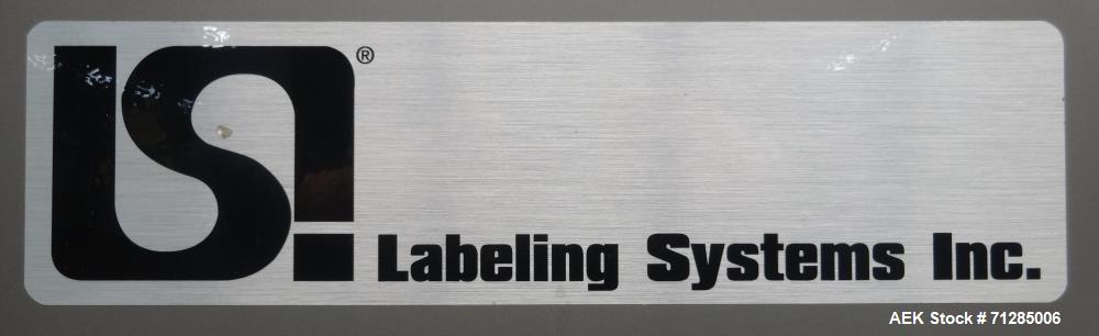 Used LSI (Labeling Systems Inc) Model 1500 Wraparound Pressure Sensitive Labele
