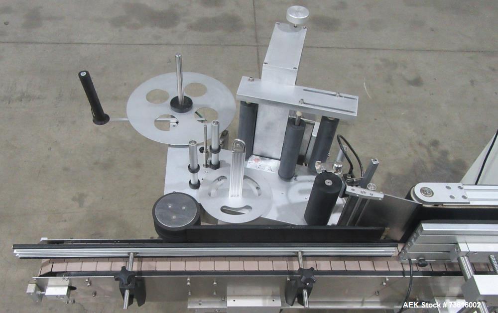 Used Accutek APS-106 Inline Labeling Machine with Domino Date Coder – Up to 175 