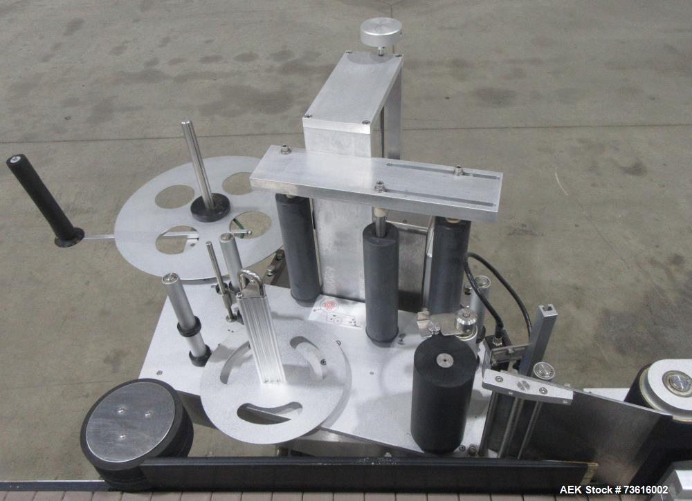 Used Accutek APS-106 Inline Labeling Machine with Domino Date Coder – Up to 175 