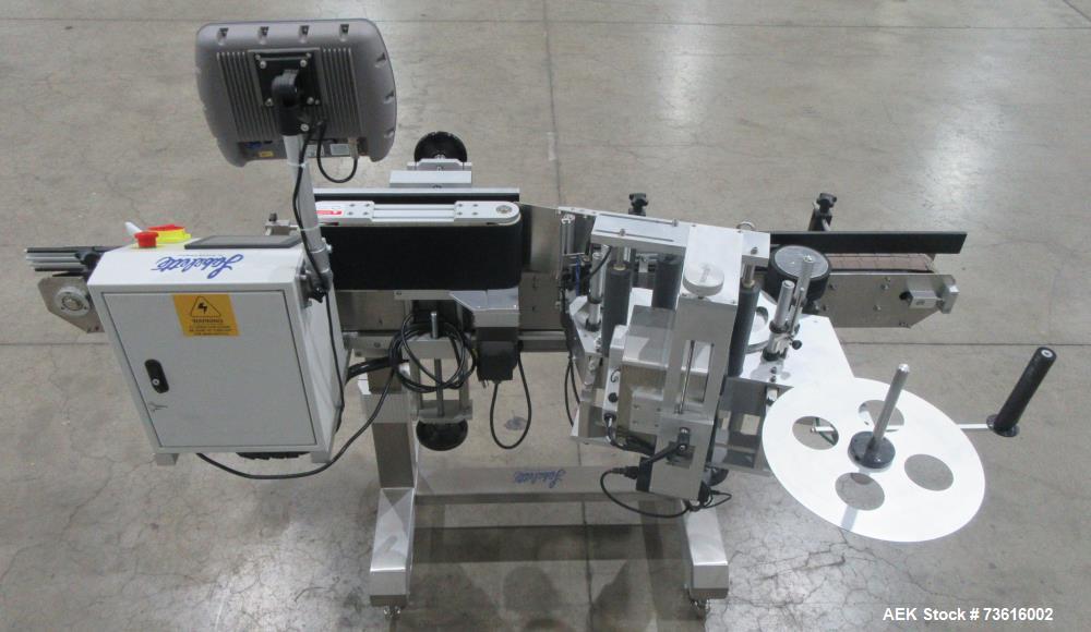 Used Accutek APS-106 Inline Labeling Machine with Domino Date Coder – Up to 175 