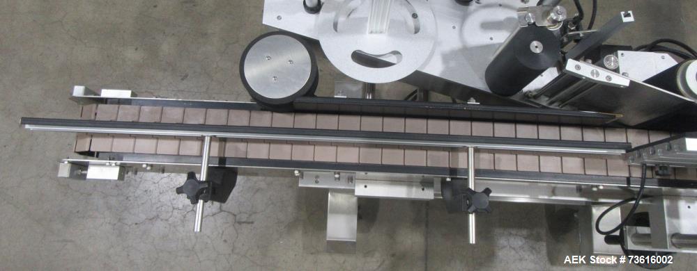 Used Accutek APS-106 Inline Labeling Machine with Domino Date Coder – Up to 175 