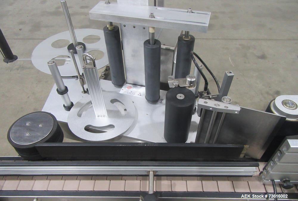 Used Accutek APS-106 Inline Labeling Machine with Domino Date Coder – Up to 175 