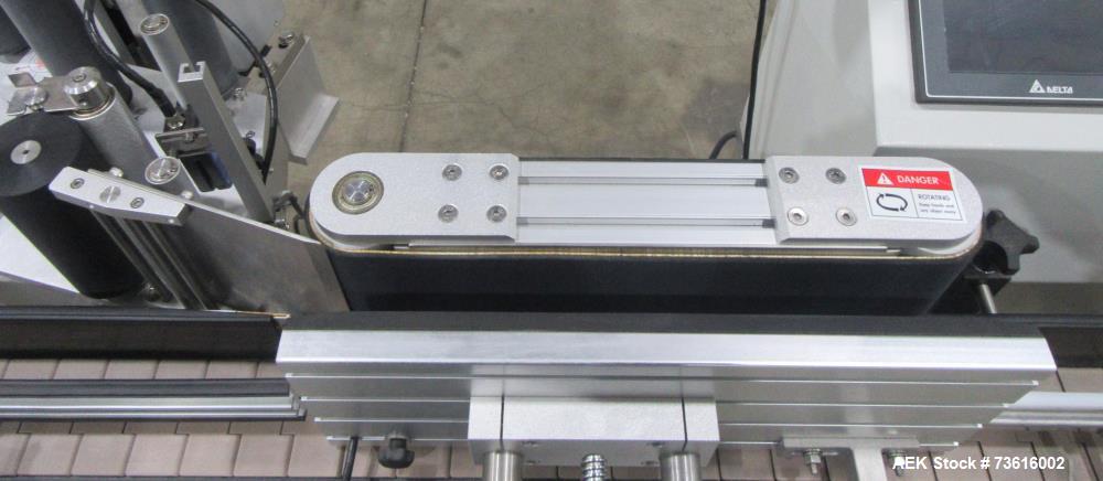 Used Accutek APS-106 Inline Labeling Machine with Domino Date Coder – Up to 175 