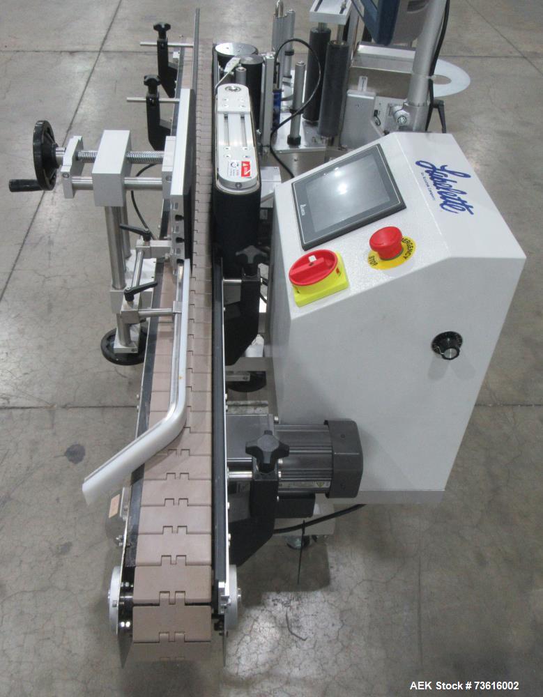 Used Accutek APS-106 Inline Labeling Machine with Domino Date Coder – Up to 175 