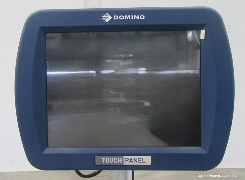 Used Accutek APS-106 Inline Labeling Machine with Domino Date Coder – Up to 175 