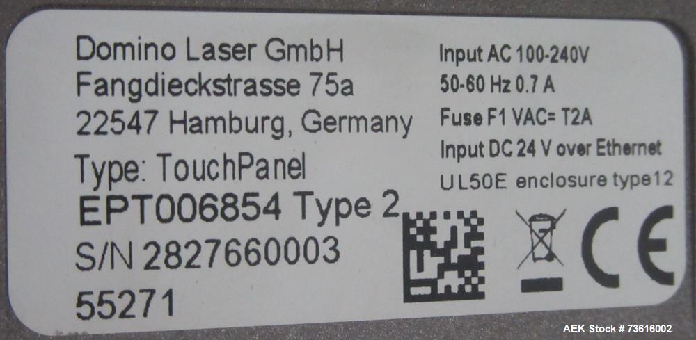 Used Accutek APS-106 Inline Labeling Machine with Domino Date Coder – Up to 175 