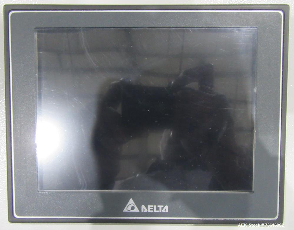 Used Accutek APS-106 Inline Labeling Machine with Domino Date Coder – Up to 175 