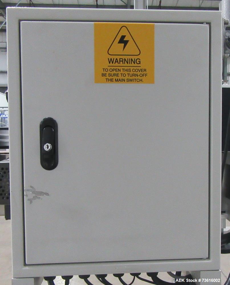 Used Accutek APS-106 Inline Labeling Machine with Domino Date Coder – Up to 175 