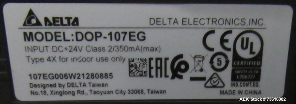 Used Accutek APS-106 Inline Labeling Machine with Domino Date Coder – Up to 175 