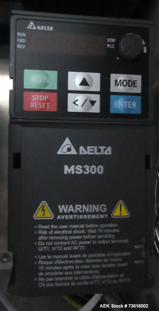 Used Accutek APS-106 Inline Labeling Machine with Domino Date Coder – Up to 175 