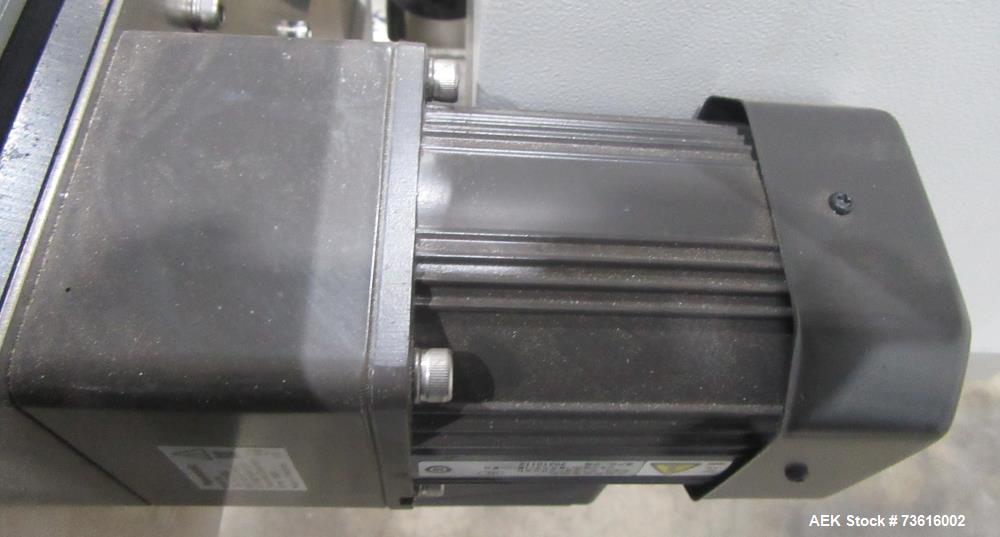 Used Accutek APS-106 Inline Labeling Machine with Domino Date Coder – Up to 175 