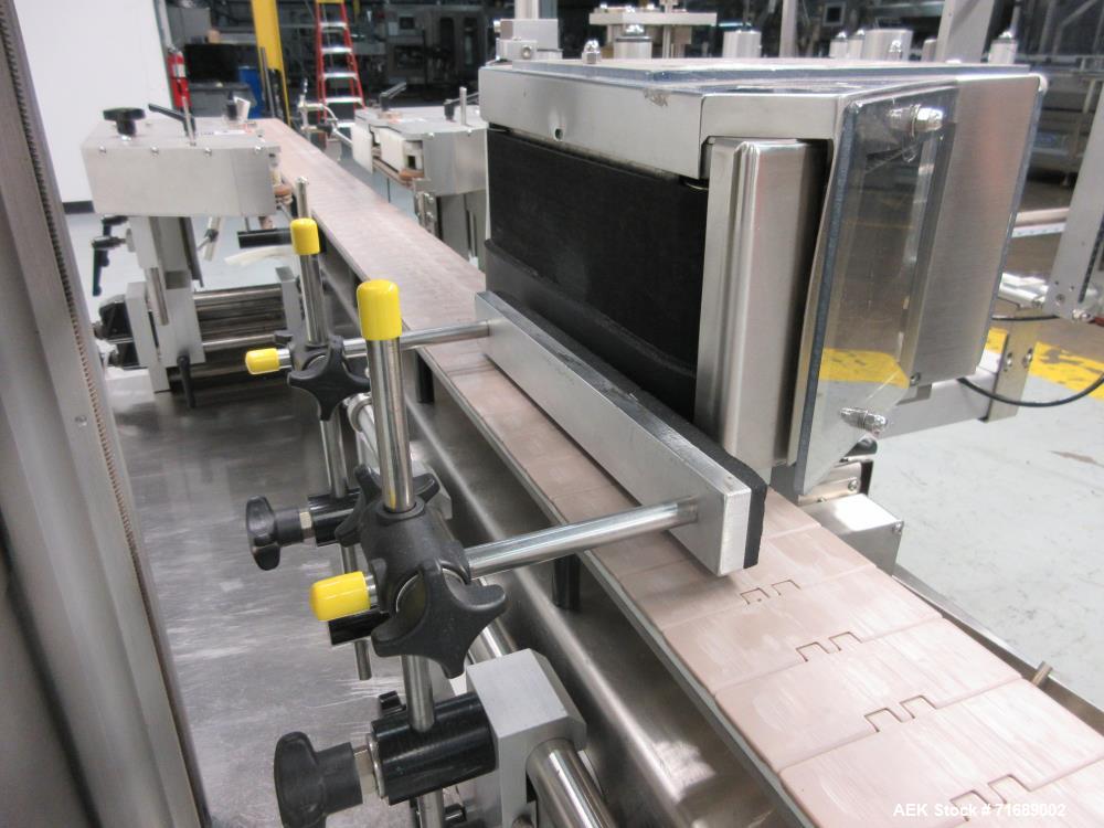 Used New Jersey Machine Auto-Colt III Automatic Wraparound Labeler