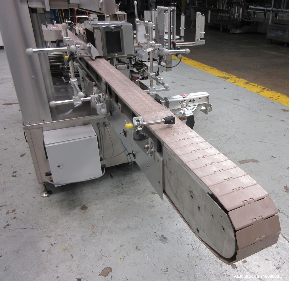 Used New Jersey Machine Auto-Colt III Automatic Wraparound Labeler