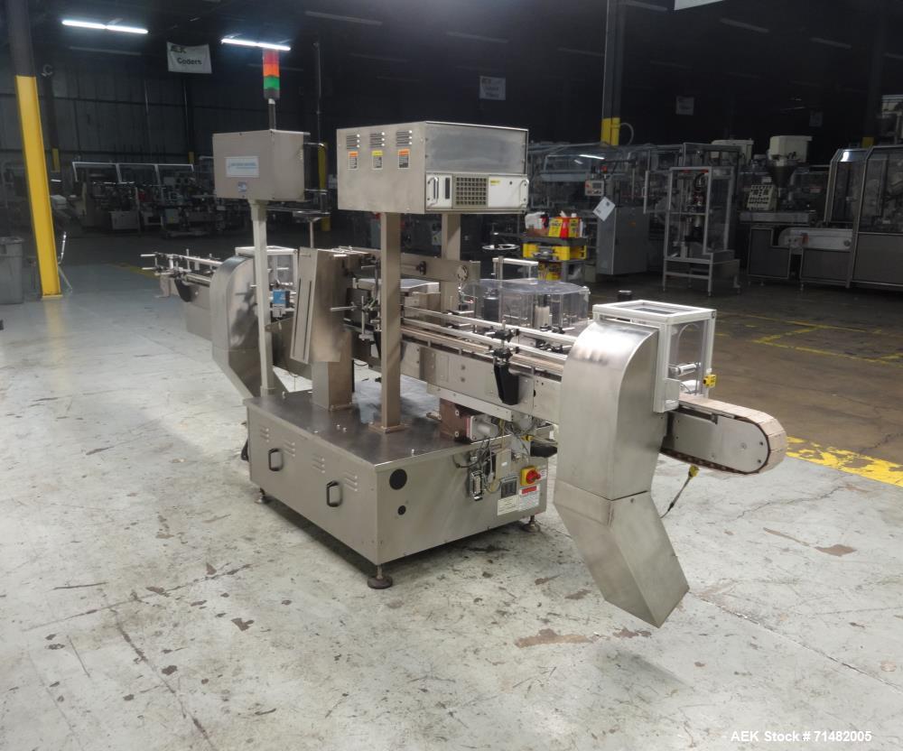 Used New Jersey (NJM) Model 334RDB-181 Pressure Sensitive Labeler
