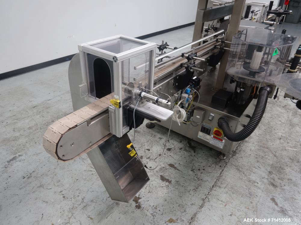 Used New Jersey (NJM) Model 334RDB-181 Pressure Sensitive Labeler