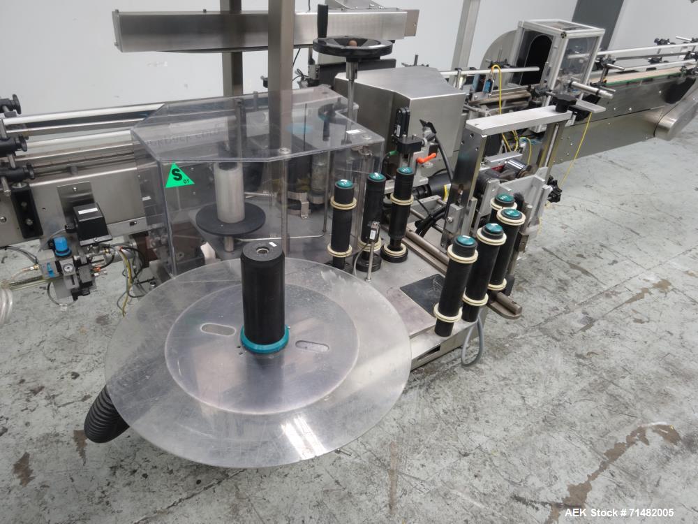 Used New Jersey (NJM) Model 334RDB-181 Pressure Sensitive Labeler