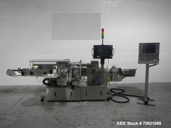 Used- New Jersey Wrap Around Labeler, Model 334RSTP