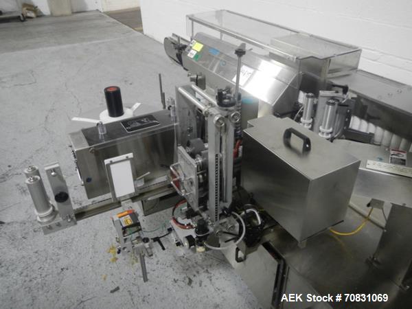 Used New Jersey Wrap Around Labeler, Model 334RSTP