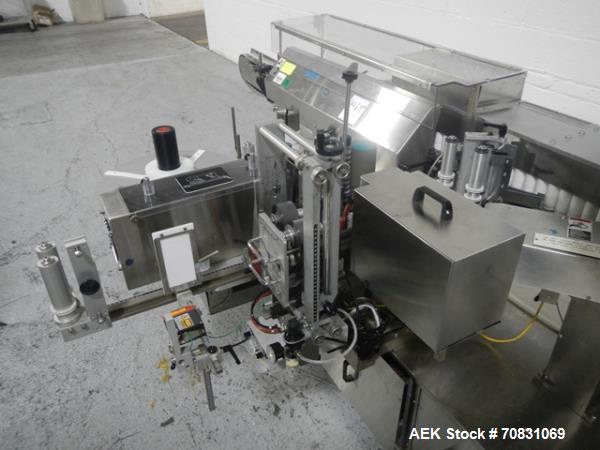 Used- New Jersey Wrap Around Labeler, Model 334RSTP