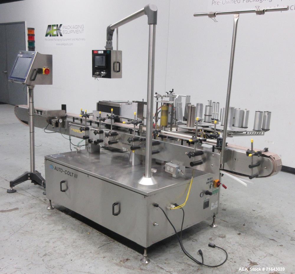 Used New Jersey Machine Automatic Wraparound Labeler