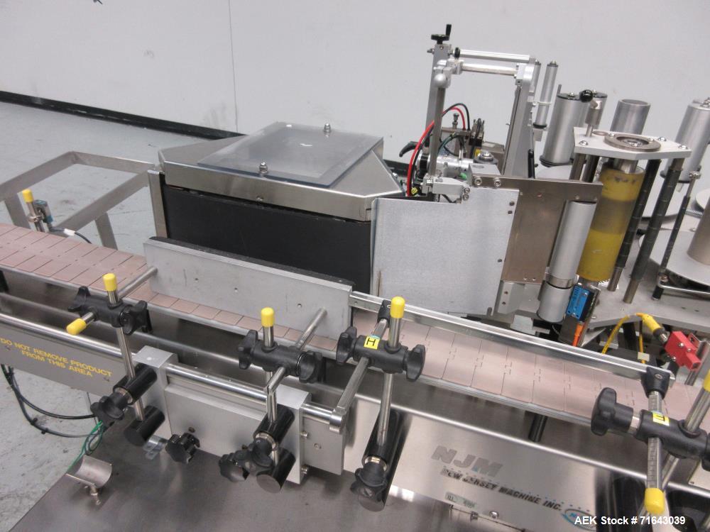 Used New Jersey Machine Automatic Wraparound Labeler