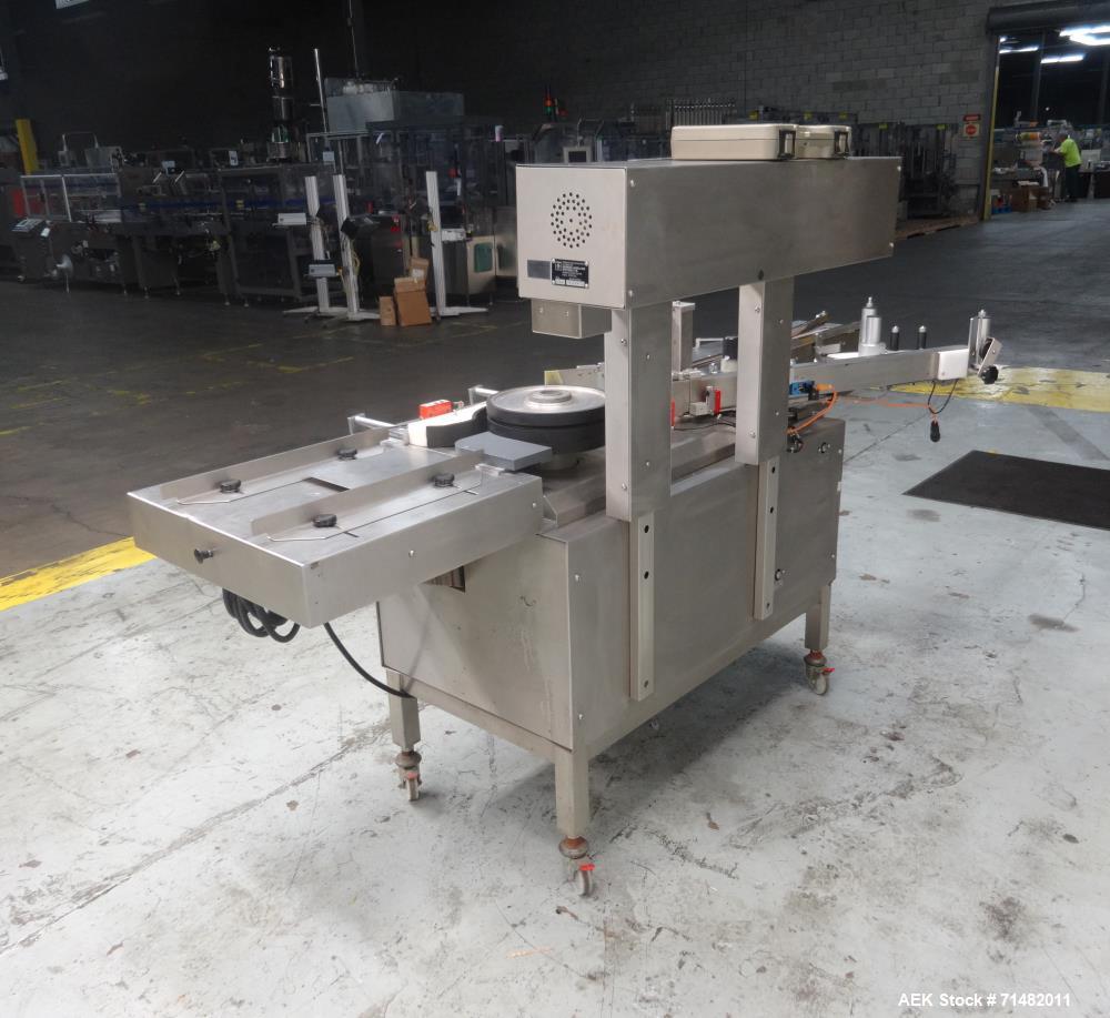 Used Newman Model 4VA Wraparound Pressure Sensitive Labeler