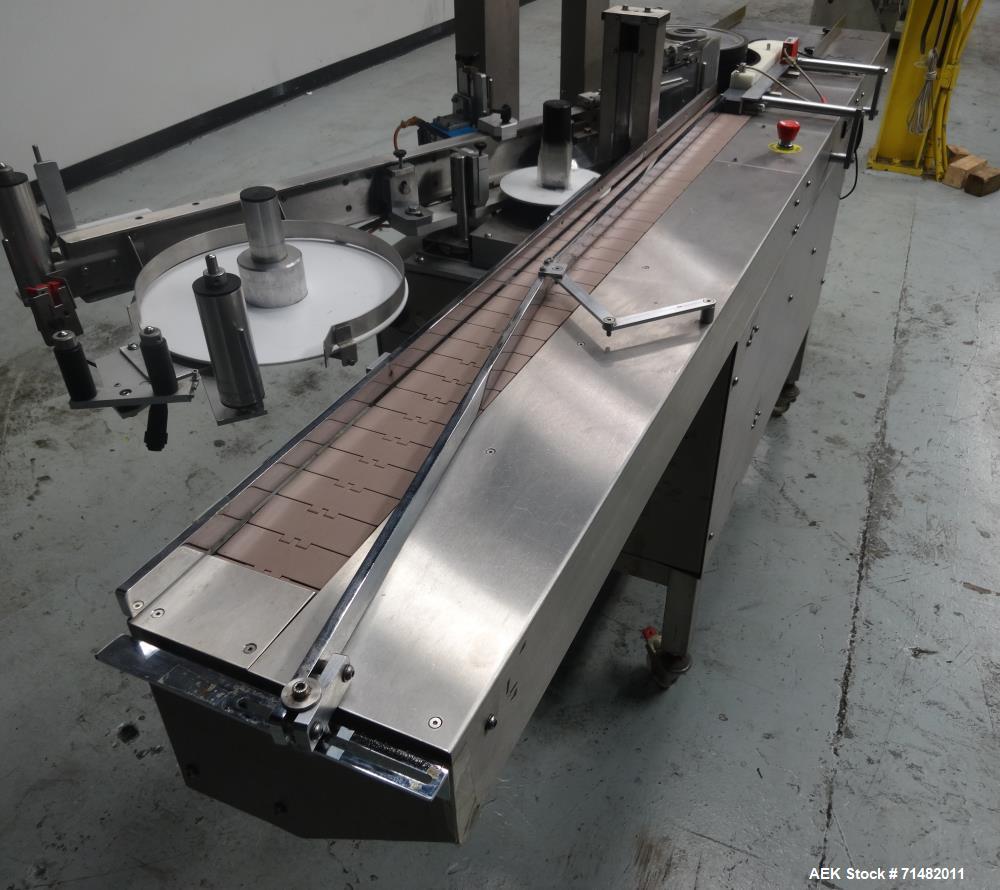 Used Newman Model 4VA Wraparound Pressure Sensitive Labeler