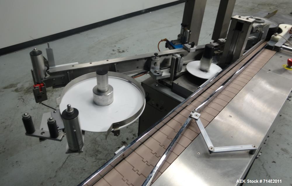 Used Newman Model 4VA Wraparound Pressure Sensitive Labeler