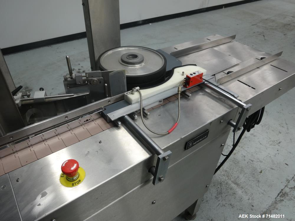 Used Newman Model 4VA Wraparound Pressure Sensitive Labeler