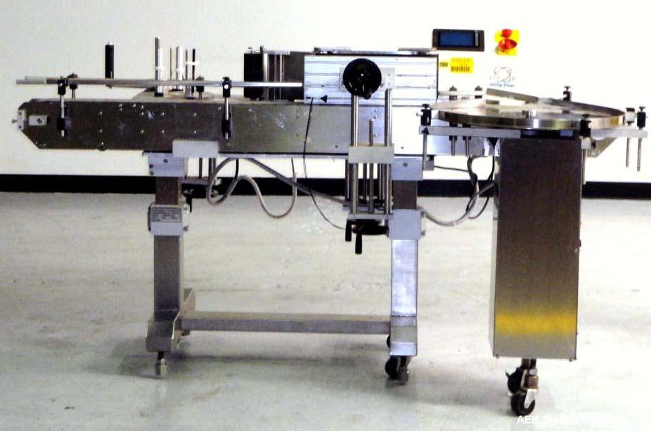 Used Pack Leader Machinery Model PL-511 Wrap Around Automatic Labeling Machine