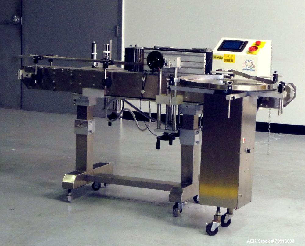 Used Pack Leader Machinery Model PL-511 Wrap Around Automatic Labeling Machine