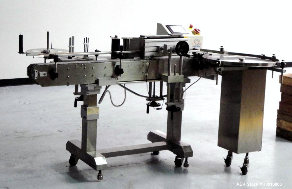 Used Pack Leader Machinery Model PL-511 Wrap Around Automatic Labeling Machine