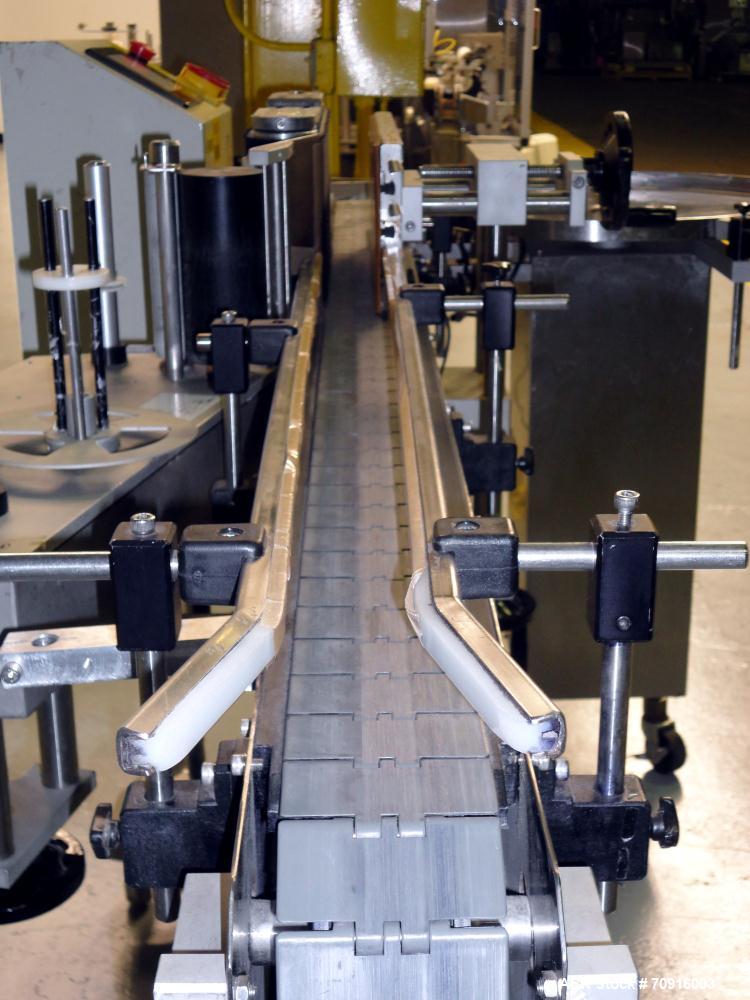 Used Pack Leader Machinery Model PL-511 Wrap Around Automatic Labeling Machine