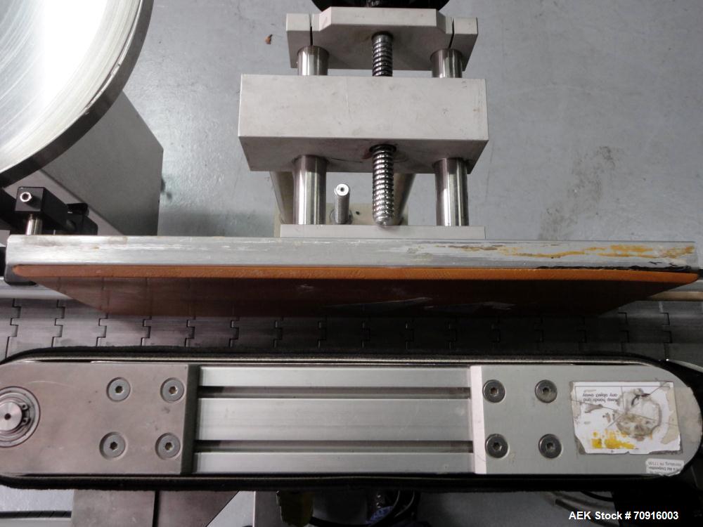 Used Pack Leader Machinery Model PL-511 Wrap Around Automatic Labeling Machine