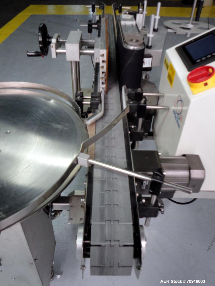 Used Pack Leader Machinery Model PL-511 Wrap Around Automatic Labeling Machine