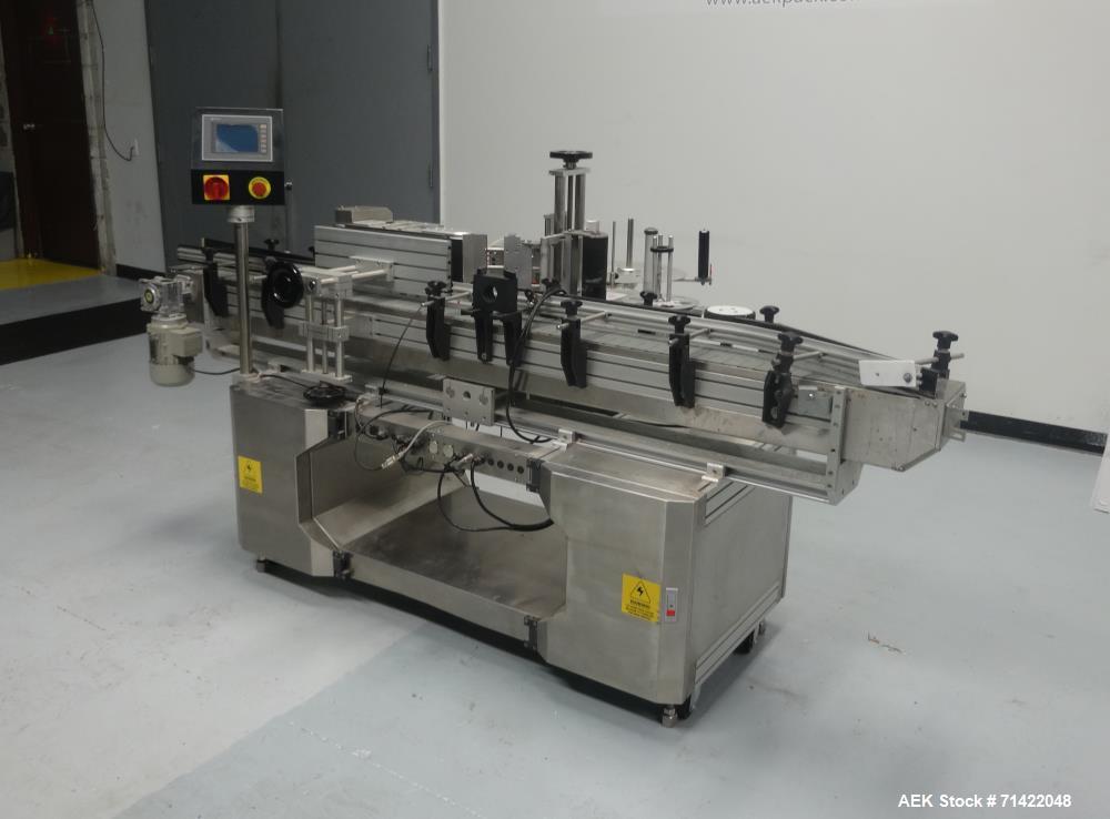 Used Pack Leader Model PRO-515 Pressure Sensitive Wraparound Labeler