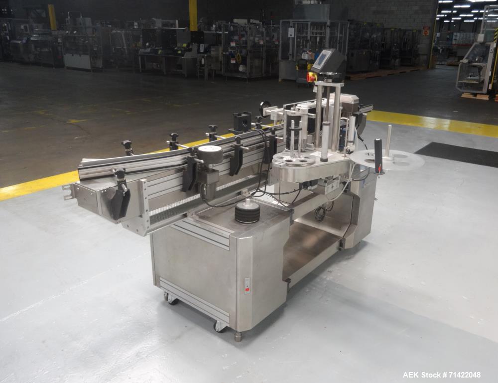 Used Pack Leader Model PRO-515 Pressure Sensitive Wraparound Labeler