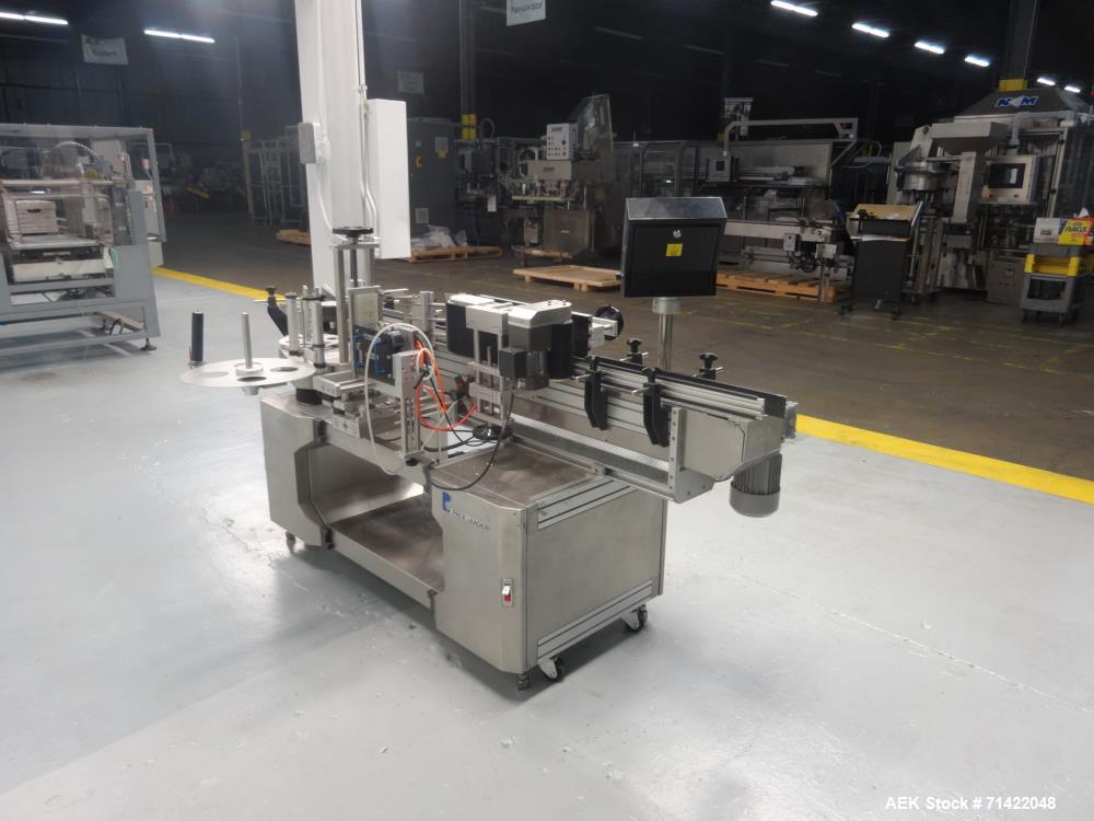 Used Pack Leader Model PRO-515 Pressure Sensitive Wraparound Labeler