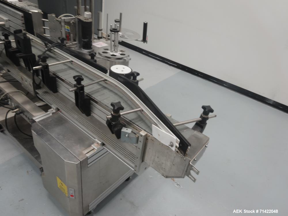 Used Pack Leader Model PRO-515 Pressure Sensitive Wraparound Labeler