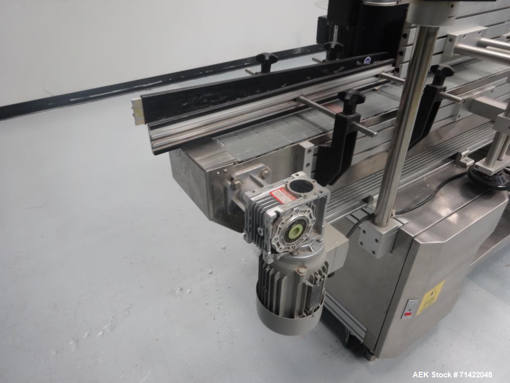 Used Pack Leader Model PRO-515 Pressure Sensitive Wraparound Labeler