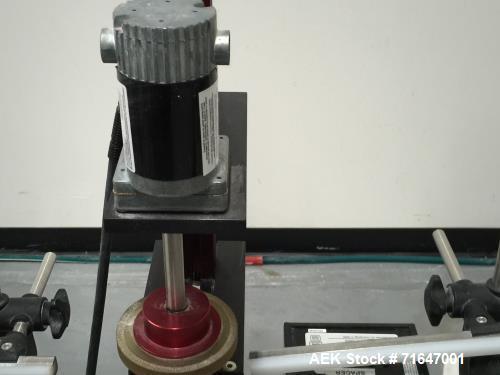 Used Quadrel model Q60 Wraparound Pressure Sensitive Labeler with Norwood Hot Stamp Coder. Has a 7" labeling head serial number M2 v 1.3 MV computer control. Norwood hot stamp date coder. 4.5" x 15' ...