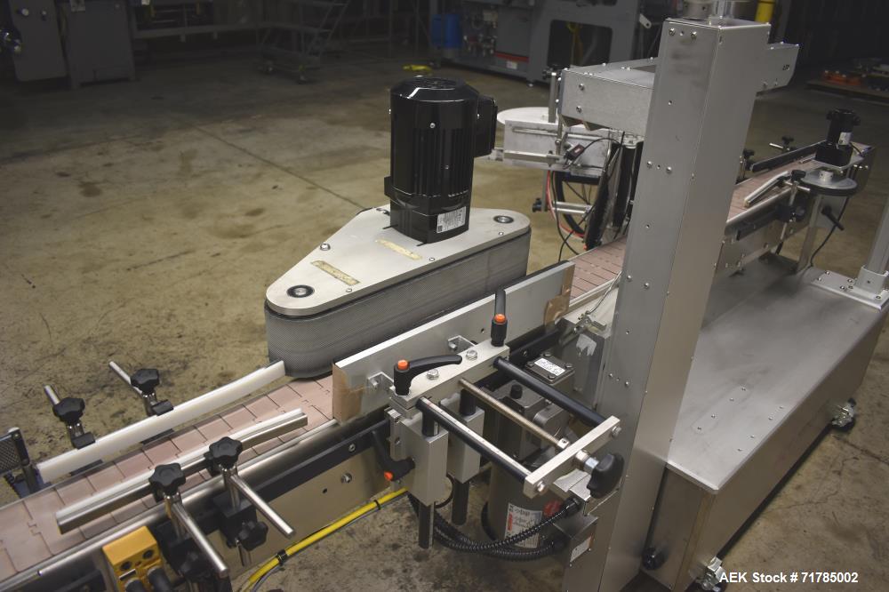Used Quadrel Versaline Wraparound Pressure Sensitive Labeler