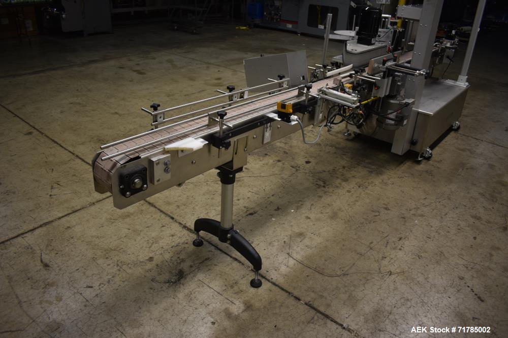 Used Quadrel Versaline Wraparound Pressure Sensitive Labeler