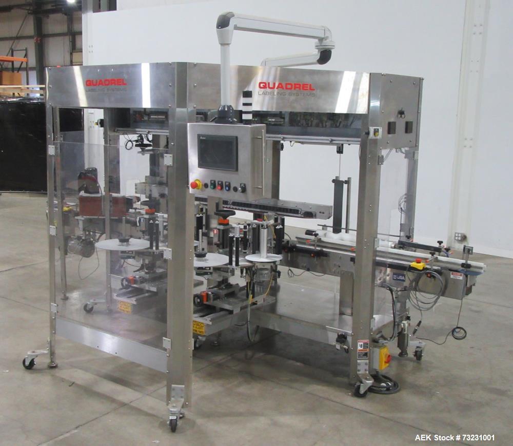Unused and Never Put into Production- Quadrel Proline Zero Downtime Wraparound Pressure Sensitive Labeler.