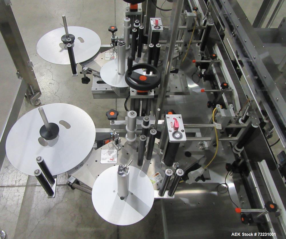 Unused and Never Put into Production- Quadrel Proline Zero Downtime Wraparound Pressure Sensitive Labeler.