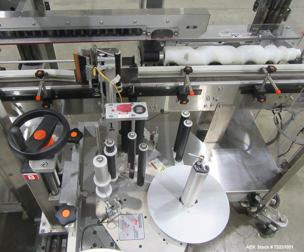 Unused and Never Put into Production- Quadrel Proline Zero Downtime Wraparound Pressure Sensitive Labeler.