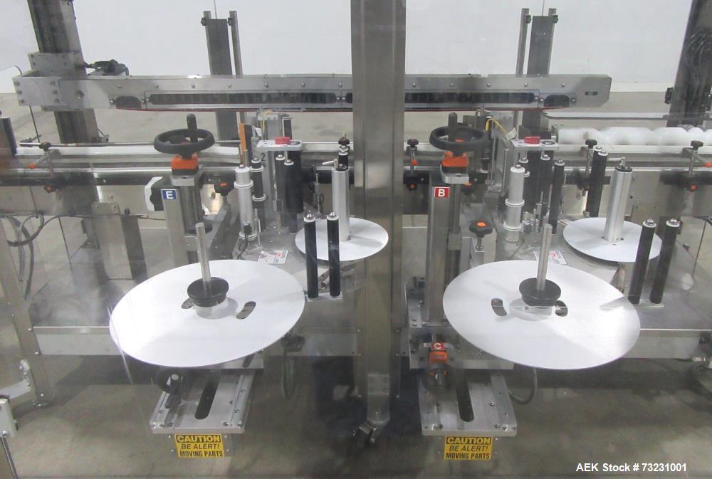 Unused and Never Put into Production- Quadrel Proline Zero Downtime Wraparound Pressure Sensitive Labeler.